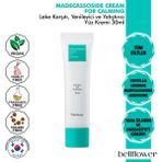 Bellflower Madecassoside, Centella Içeren Nemlendirici, Yatıştırıcı, Yenileyici, Leke Karşıtı Krem 30ML