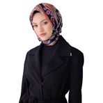 Belli Belli Saf Ipek Eşarp 4111D (T)-38, Turuncu