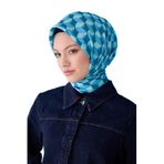 Belli Belli Saf Ipek Eşarp 4112D (Twill)-04, Turkuaz