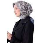 Belli Belli Saf Ipek Eşarp 4119D (Twill)-05, Metalik