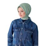 Belli Belli Saf Ipek Eşarp 4124D (T)-06, Yeşil
