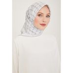 Belli Twill İpek Eşarp - 4006-08 Açık Mavi - Açık Mavi