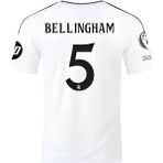 Bellingham 5 Real Madri’d 2024/2025 Yeni Sezon Futbol Yetişkin Forması - Beyaz