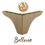 Bellona Rose Mobilya Kanepe Koltuk Puf Koltuk Ayağı 9.5 Cm Açık Kahverengi Baza Ayakları