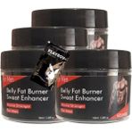Belly Fatburner Yağları Eritmek Için Masaj Bakım Kremi 4X100 Ml+1 Adet Jel ile