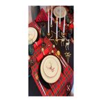 BELMODMODA Yılbaşı Yeniyıl New Year Iskoç Ekose Runner 45*150