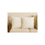 Belomia Home Collection İkili Dekoratif Punch Kırlent Kılıfı 43x43 | Bohem İskandinav Tarzı İşlemeli Yastık 2'li