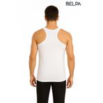 Belpa Ceylanoğlu Ribana Erkek Sporcu Atlet 6'Lı%100 Pamuklu, Beyaz, XL
