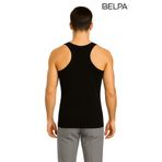 Belpa Ceylanoğlu Ribana Erkek Sporcu Atlet 6'Lı%100 Pamuklu, Siyah, S