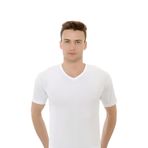 Belpa Ceylanoğlu Ribana Erkek V Yaka Yarım Kol Atlet 6'Lı%100 Pamuk, Beyaz, 3XL