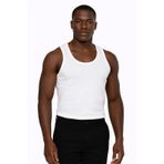 Belpa Ersa Iç Giyim Erkek Penye Atlet 6'Lı, Beyaz, 3XL