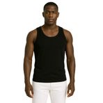 Belpa Ersa Iç Giyim Erkek Penye Atlet 6'Lı, Siyah, 2XL