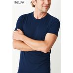 Belpa Ersa Iç Giyim Modal Erkek Sıfır Yaka T-Shirt 3'Lü, Lacivert, M