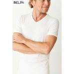 Belpa Ersa Iç Giyim Modal Erkek V Yaka T-Shirt 3'Lü, Beyaz, M