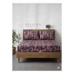 Belsina Battal Boy Lastikli Çarşaf Seti 180x200 Cm +2 Yastık Kılıfı%70 Pamuk