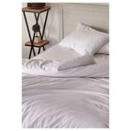Belsina Home Tek Kişilik Çizgili Saten Kalın Diş Fermuarlı Yorgan Kılıfı Nevresim & Sık Dokuma Kumaş 160x220 cm