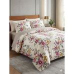 Belsina Pamuklu Premium Seri Çift Kişilik Nevresim Takımı - Yumuşak Dokulu - Çarşafı Lastikli - 01P-Pembe - 200 x 225 cm