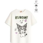 Belya Kids Wear Kız Çocuk Tam Kalıp Kur Tasarım 25 Oversize Tişört - Çok Renkli - 9 - 10 Yaş