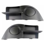 Bem Parts Clıo 2-Symbol 2004-2008 Sis Far Kapağı Sissiz Takım - Siyah