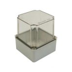 Bemis BB2-0521-0063 120x120x140 mm ABS IP44 Şeffaf Kapaklı Plastik Buat