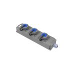 Bemis BG6-1010-1010 1/16A 220V 3 Adet Tribox Grup Priz