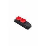 Bemis BK6-2504-4612 3x25A 3P+E 380V IP55 Kauçuk Plastik Trifaze 2li Grup Priz