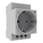 Bemis BR1-1402-2711 1x16A 2P+E 200 250V IP20 Plastik Monofaze Ray Prizi