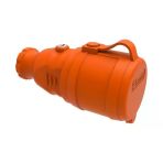Bemis BV4-1402-2311 1x16A 2P+E 200 250 Watt IP44 Turuncu Monofaze Kauçuk Uzatma Prizi