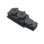 BEMİS Monofaze 2li Grup Priz 1x16A IP54