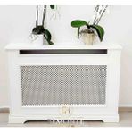 Bemonte Home Safir Petek Kaplama, [120 cm ] Petek Kapama, Kalorifer Kaplaması, Petek Önü Dresuar, Peteklik - Beyaz