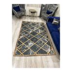 Bemrax Fistanbul Ipek Kadife Halı Örtüsü Gri 200 x 290