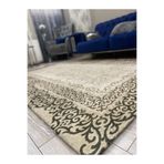 Bemrax Fistanbul Ipek Kadife Halı Örtüsü Krem 160 x 230