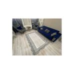 Bemrax Fistanbul Lastikli Dekoratif Halı Örtüsü Krem 160 x 230