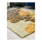 Bemrax Fistanbul Lastikli Dekoratif Halı Örtüsü,Karışık Renkli 200 x 300
