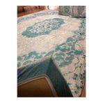 Bemrax Fistanbul Lastikli Halı Örtüsü Mavi 160 x 235