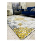 Bemrax Fistanbul Modern Desen Lastikli Halı Örtüsü Açık Gri 150 x 230