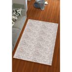 Bemrax Ipek Kadife Rose Renkli Zebra Desen Lastikli Halı Örtüsü Rose 160 x 230
