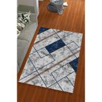 Bemrax Modern Kadife Kumaşlı Lastikli Halı Örtüsü Renkli 160 x 235