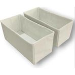 Bemy Ticaret Beyaz Çekmece Içi Düzenleyici Organizer Set - Çok Amaçlı Dolap Içi Kutu Seti (28 * 13 * 13)