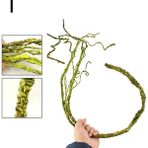 Ben Stil Yapay Orman Sarmasık Bükülebilir Esnek Sarmasık Kertenkele Sürüngen Evcil Hayvan Vivarium Terrarium Dekor Evcil Hayvan Habitat Dekorasyonu (Yurt Dışından)