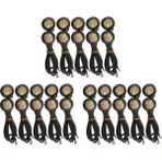 Benagee 30 Adet 12 V 23MM Çift Renkli Switchback 4014 Smd 12 LED Drl Kartal Göz Gündüz Işığı Araba Motor Dönüş Işıkları (Yurt Dışından) - Aydınlatma ürünleri