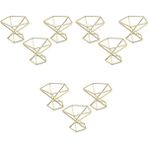 Benagee 9 Adet Geometrik Hava Tesisi Tutucu Airplants Raf Metal Bitkiler Standı Ekici Raflar Himmeli Dekor Tillandsia Konteynerler (Yurt Dışından)