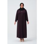 BENAY KADIN BÜYÜK BEDEN ŞİFON ANNE ABİYE Mürdüm 54