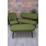 Bench ve Puf Takımı Kılıf Seti - 2 Sandalye, 1 Bench, 1 Puf Örtüsü Kılıfteks - Yeşil
