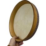 Bendir Hayvan Derili 38 cm Kaliteli Keçi Derisi