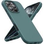 Bene-Qi Apple iPhone 16 Pro Max Kılıf 6.9" ile Uyumlu, İnce Sıvı Silikon Cep Telefon Kılıfı, Mikrofiber Astar İç Yüzey, Darbe Emici Kapak, Kolay Temizlenebilir Phone Case - Kaktüs