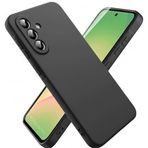 Bene-Qi Samsung Galaxy 24FE Kılıf 6.7" ile Uyumlu, İnce Sıvı Silikon Cep Telefon Kılıfı, Mikrofiber Astar İç Yüzey, Darbe Emici Kapak, Kolay Temizlenebilir Phone Case - Siyah