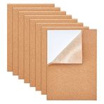 BENECREAT 4 Parça 30x21 cm/11,8x8,26 inç Mantar Levhalar Mantar Tahtası Yapışkan Arka Kısım (6 mm Kalınlık) Bardak Altlığı, Duvar dekorasyonu, Parti ve Kendin Yap El Sanatları Malzemeleri için
