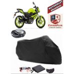 Benelli Bn 125 Branda Siyah Arka Çanta Uyumlu(Topcase) Motosiket Brandası Motor Örtüsü Çadır Su Geçirmez Motosiklet Kılıfı Motor Brandası,lastikli,taşıma Torbalı