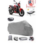 Benelli Bn 251 Branda Gri Arka Çanta Uyumlu(Topcase) Motosiket Brandası Motor Örtüsü Çadır Su Geçirmez Motosiklet Kılıfı Motor Brandası,lastikli,taşıma Torbalı